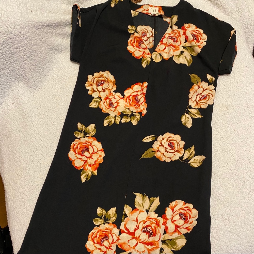 LAST CHANCE - A New Day Pink Floral Shift Spring Dress Sz Small - Picture 6 of 11